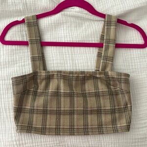 Plaid Crop Top